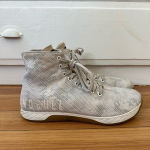 NOBULL HIGH-TOP WHITE CAMO TRAINER (MEN'S)